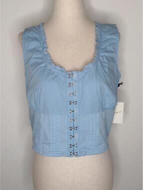 NWT Japna Women's Blue Top Size Large